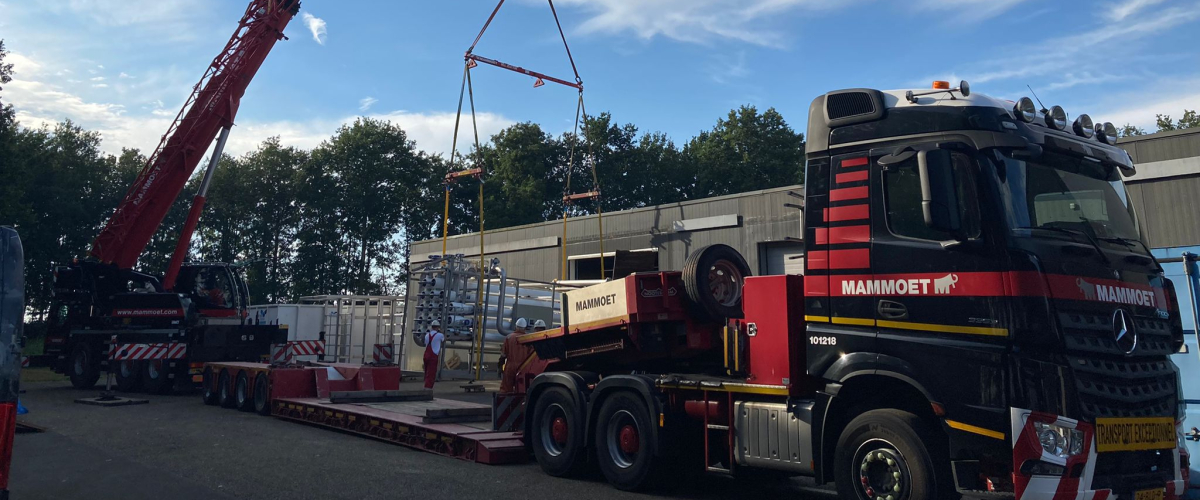 Werkzaamheden nieuwe zuiveringsinstallatie in Beilen