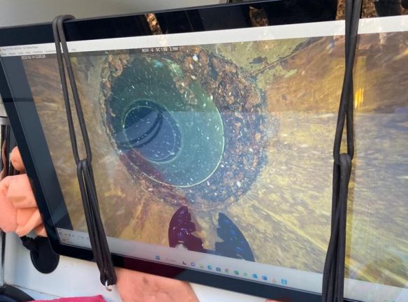 Onderwaterdrone beelden