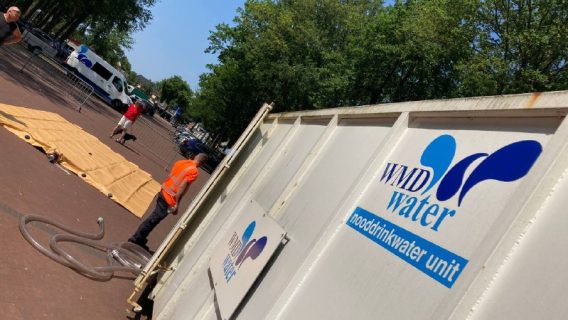 Nooddrinkwateroefening in Zuidlaren