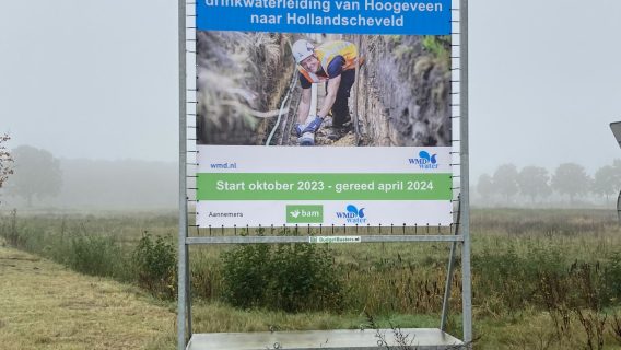 Aanleg transportleiding van Hoogeveen naar Hollandscheveld