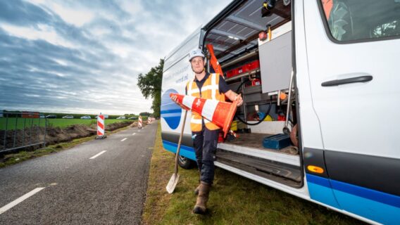 Werk aan de waterleiding
